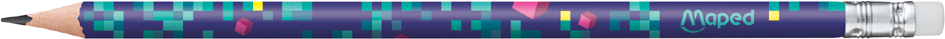 Crayons, triangulaire bout gomme
