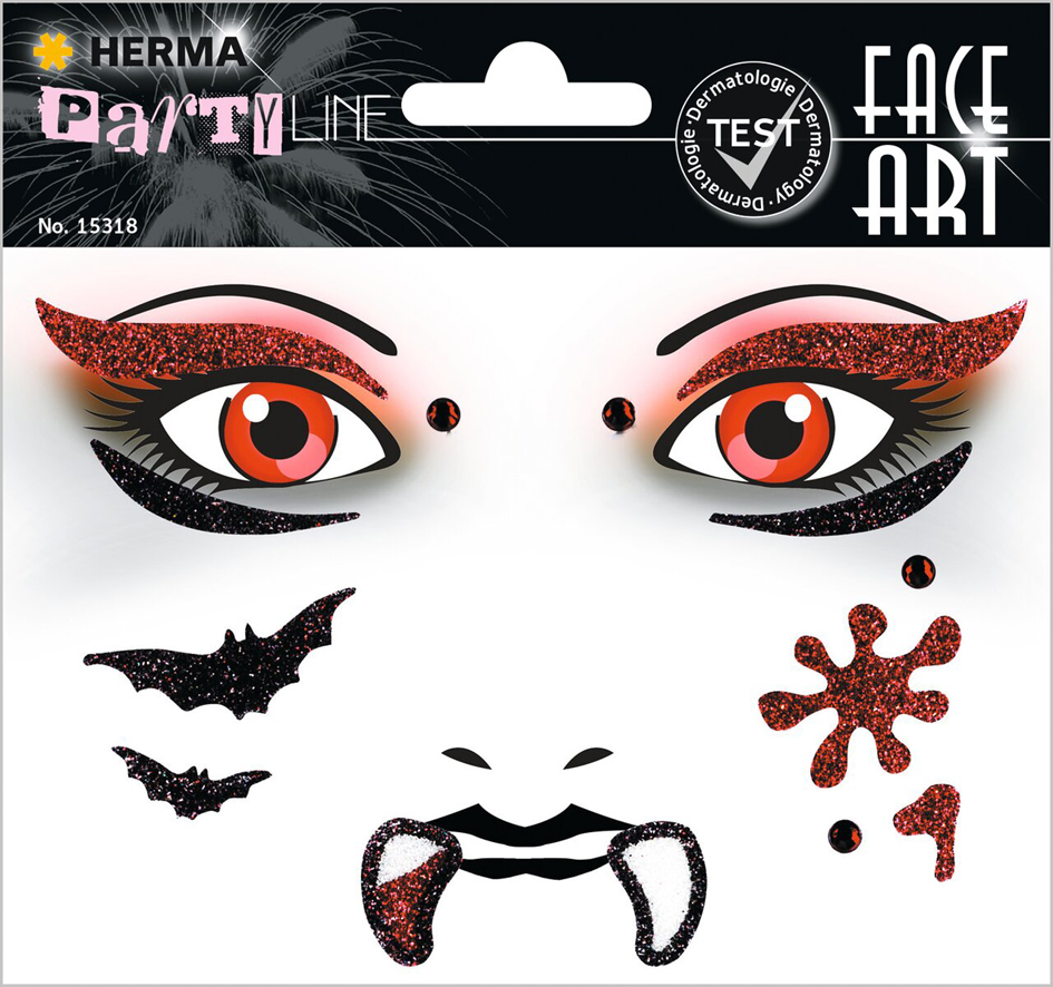 Stickers pour le visage