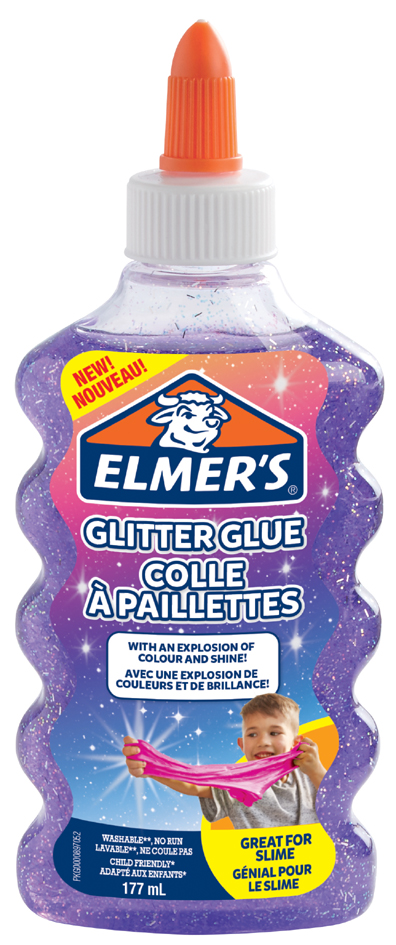 ELMER'S Colle à paillettes 'Glitter Glue', 177 ml, violet