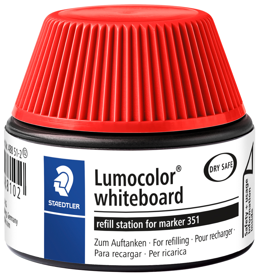 STAEDTLER Flacon de recharge Lumocolor 488 51, rouge