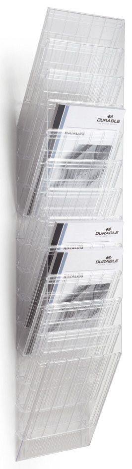 DURABLE porte-brochure mural 'FLEXIBOXX 12', A4