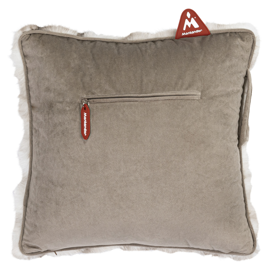 Coussin chauffant avec Heat Pad, taupe - vue arrière