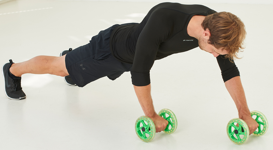 SCHILDKRÖT Roues abdominales Dual Core Wheels, noir/vert