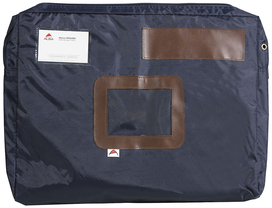 ALBA Sac navette 'POCSOU B' avec soufflet, polyester, bleu