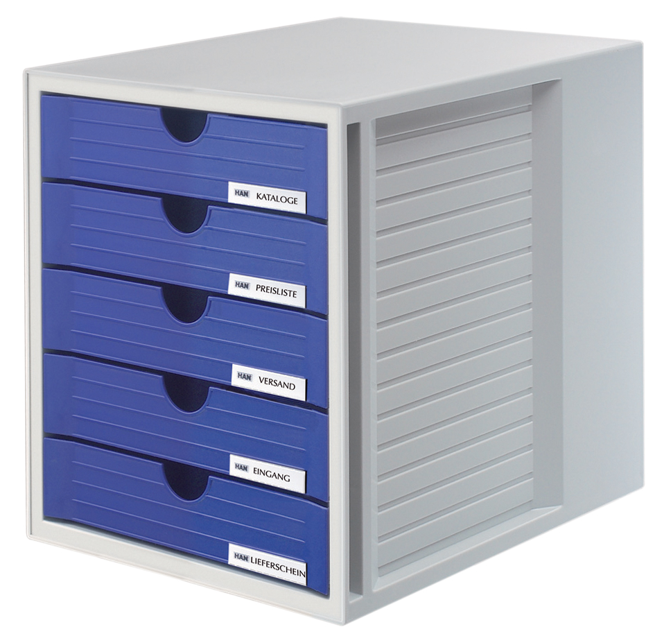 Module de classement SYSTEMBOX, gris clair / bleu