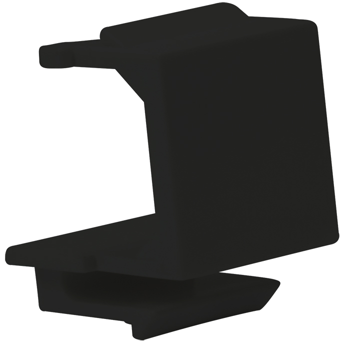 LogiLink Couvercle de protection pour module Keystone, noir