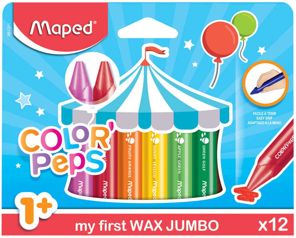 Maped my first Crayon de cire COLOR'PEPS WAX JUMBO