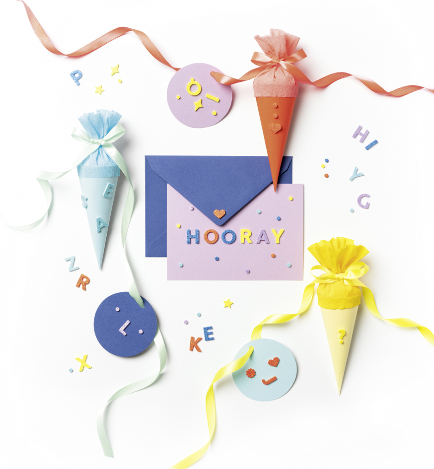 folia Sticker pailleté en caoutchouc mousse LETTERS