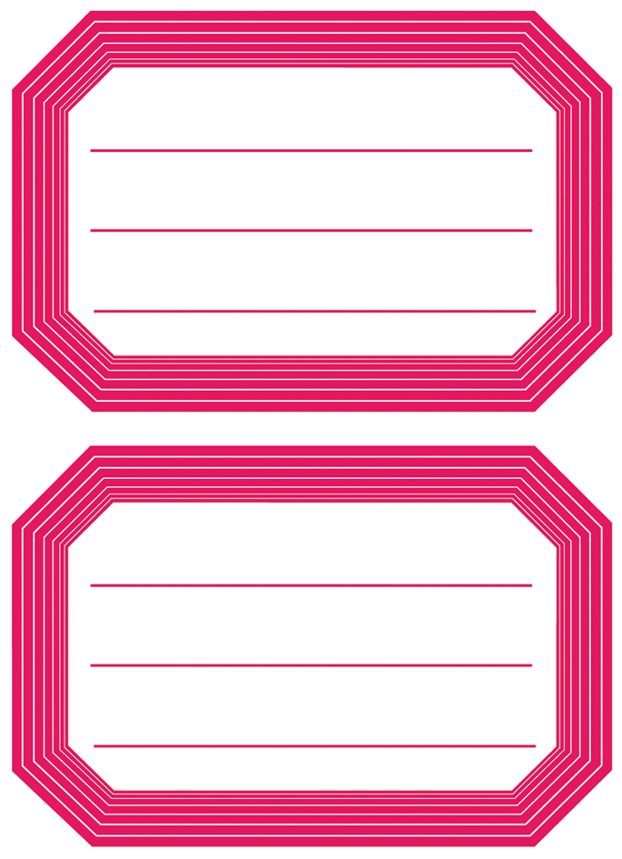 Etiquettes pour livres