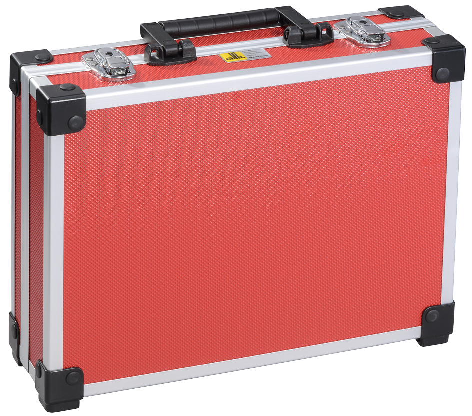 allit Mallette d'aluminium 'AluPlus Basic', taille L, rouge
