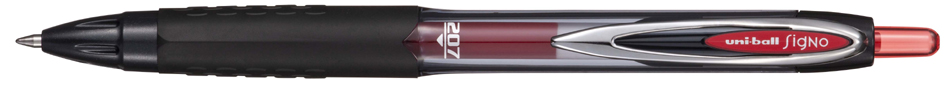 Stylo roller encre gel SIGNO UMN207E, rouge