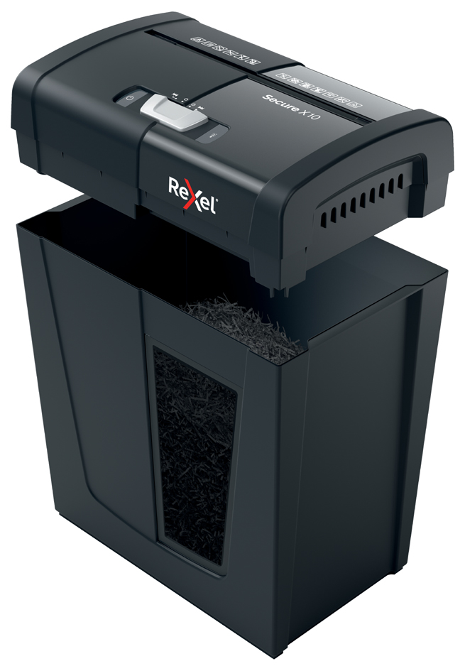 Destructeur de documents Secure X10, ouvert