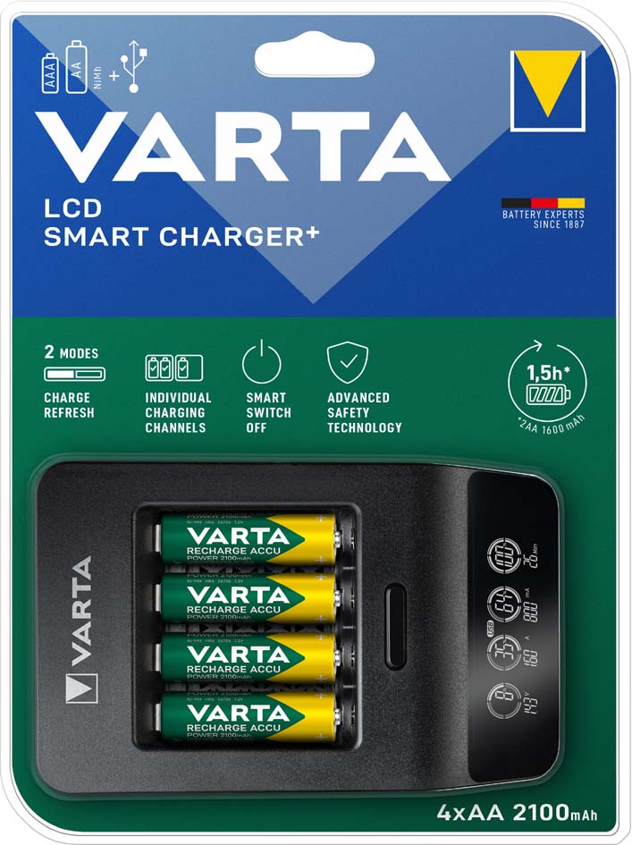 Chargeur LCD Smart Charger+, emballage