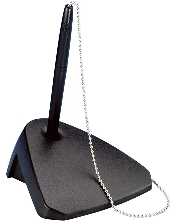 MAUL Porte-stylo, avec une chainette, noir
