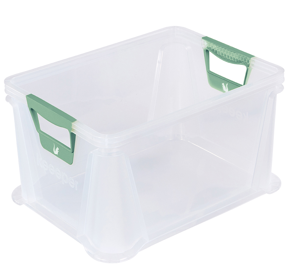 keeeper Boîte de rangement 'luis', 20 litres, transparent