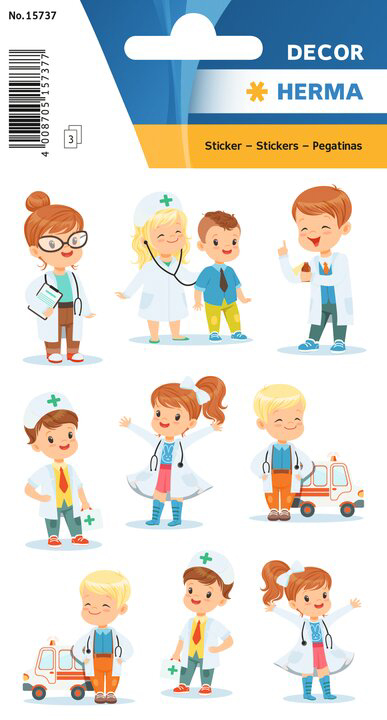 HERMA Sticker DECOR 'Théo chez le pédiatre'