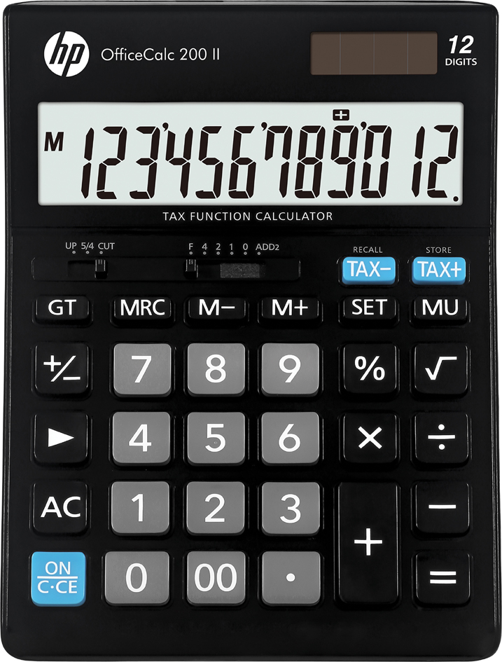 hp Calculatrice de bureau 'OfficeCalc 200 II', noir