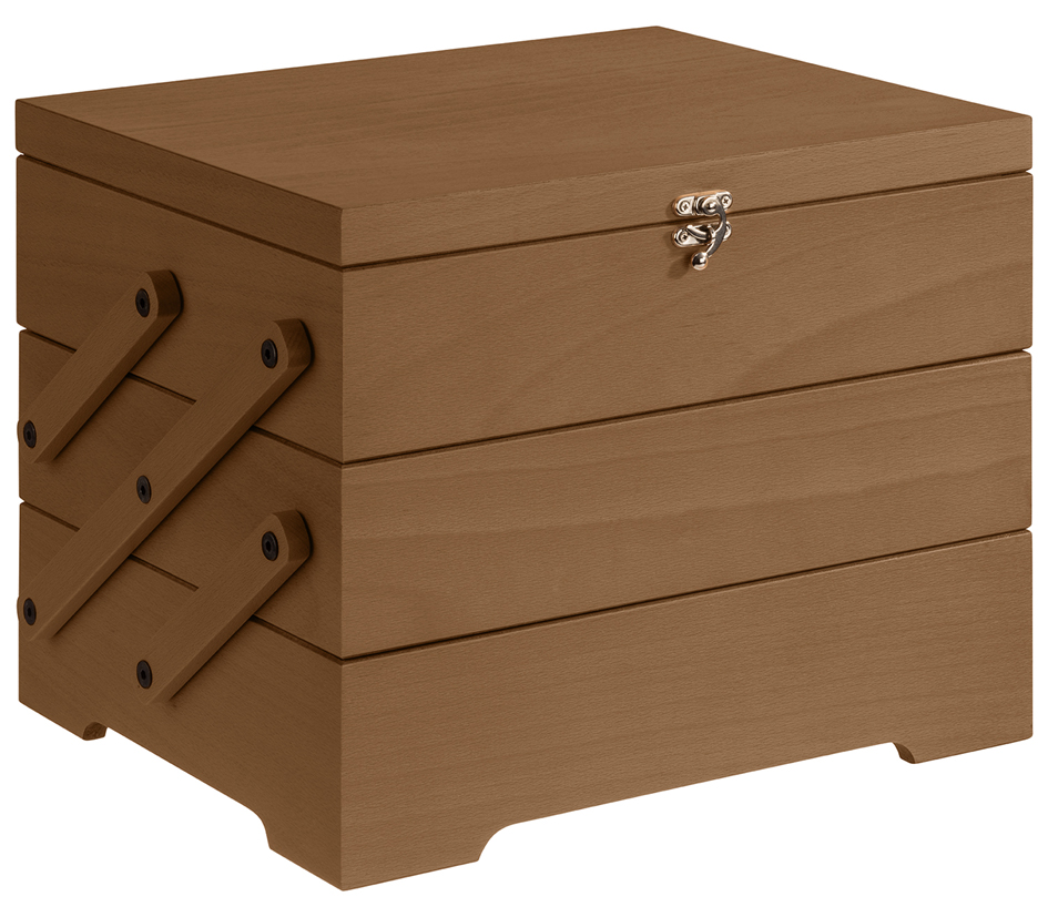 APS Boîte pour buffet SEWING BASKET, chêne foncé