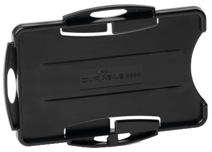 DURABLE Porte-badge 'ECO', pour 2 badges, noir