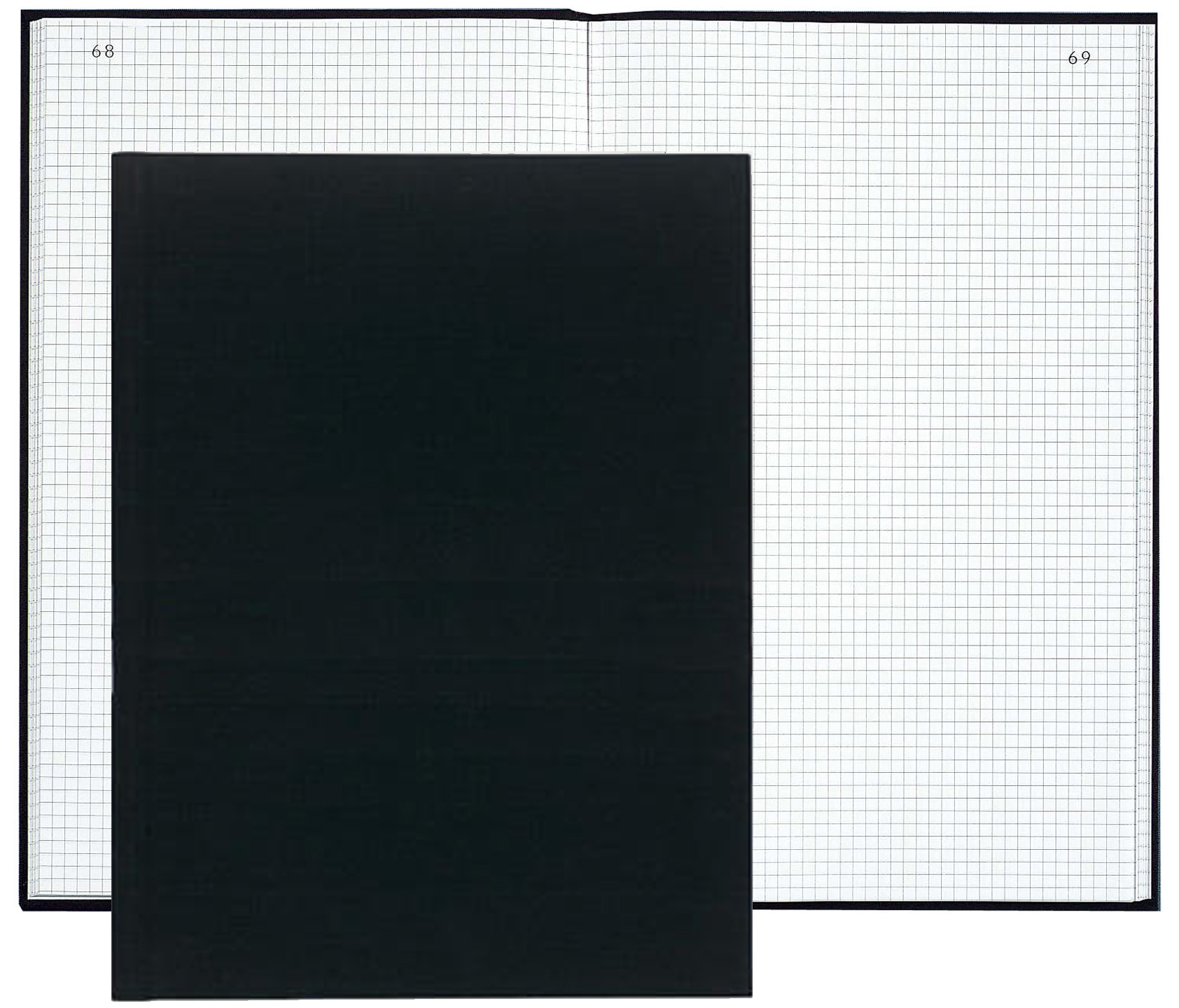 EXACOMPTA Registre quadrillé 5/5 folioté, 350 x 225 mm