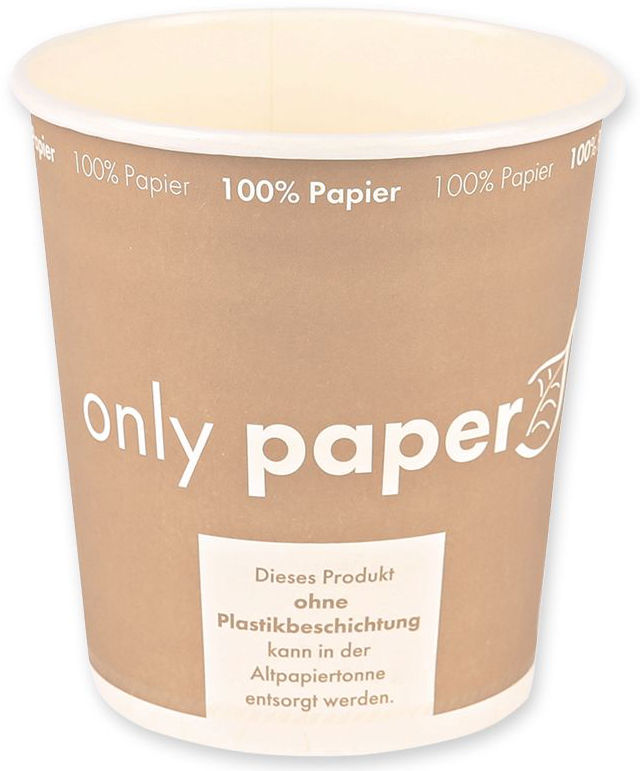 NATURE Star Gobelet à soupe Only Paper, rond, 450 ml, marron