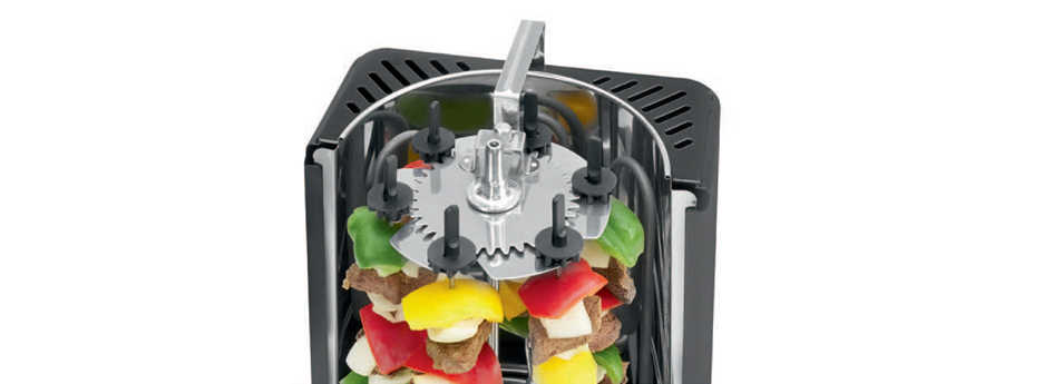 CLATRONIC Grill vertical pour kebab DVG 3686, noir