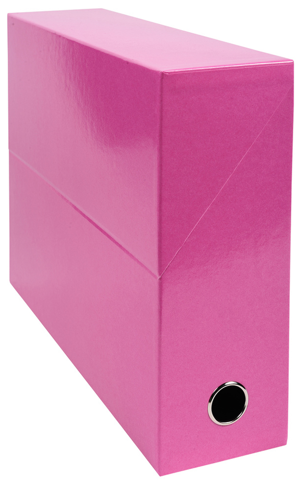 EXACOMPTA Boîte transfert Iderama, 90 mm, rose