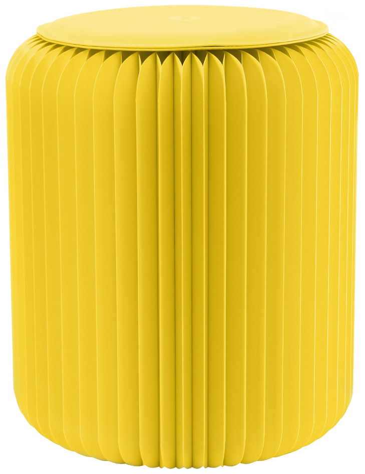 PAPERFLOW Tabouret pliable Flexistool, (H)420 mm, jaune