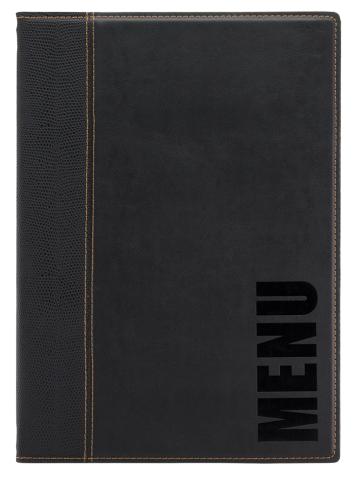 Securit Protège-menus TRENDY, A4, noir