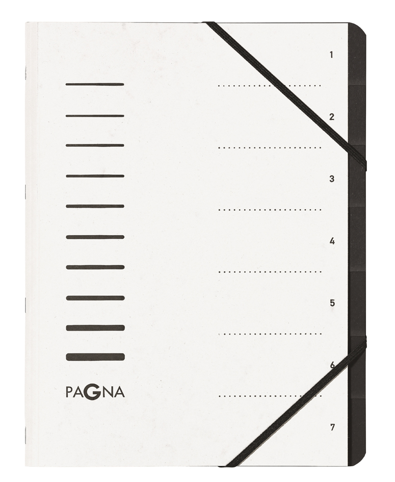 PAGNA Trieur 'Sorting File', 7 compartiments, vert