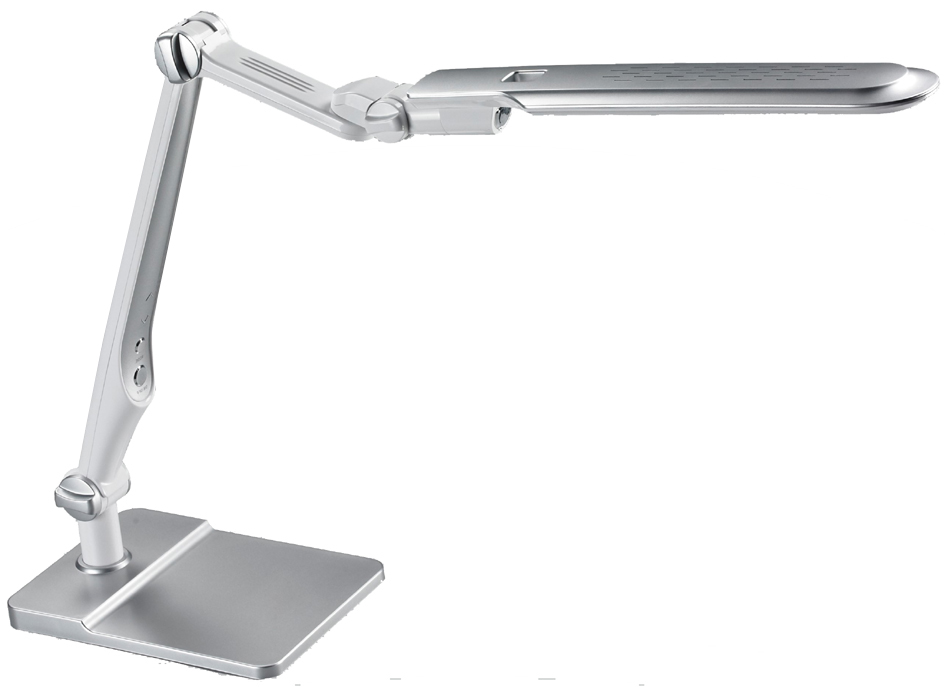PAPERFLOW Lampe de table à LED SANA, socle, argent
