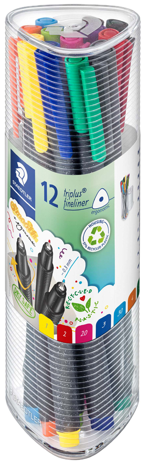 Fineliner triplus, boîte triangulaire