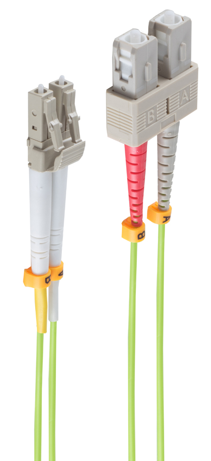 shiverpeaks Câble fibre optique LC-SC-Duplex BASIC-S, 0,5 m