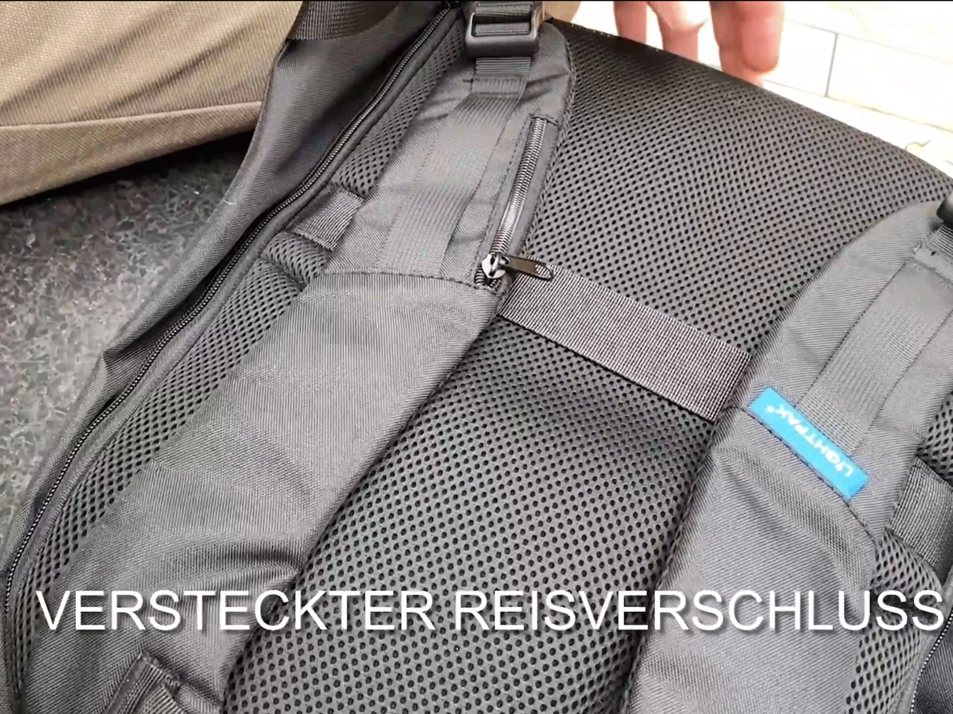 STOP Sac à dos pour PC portable SAFEPAK RPET ANTIGUA, noir jusqu'à 39,62 cm (15,6') PET noir