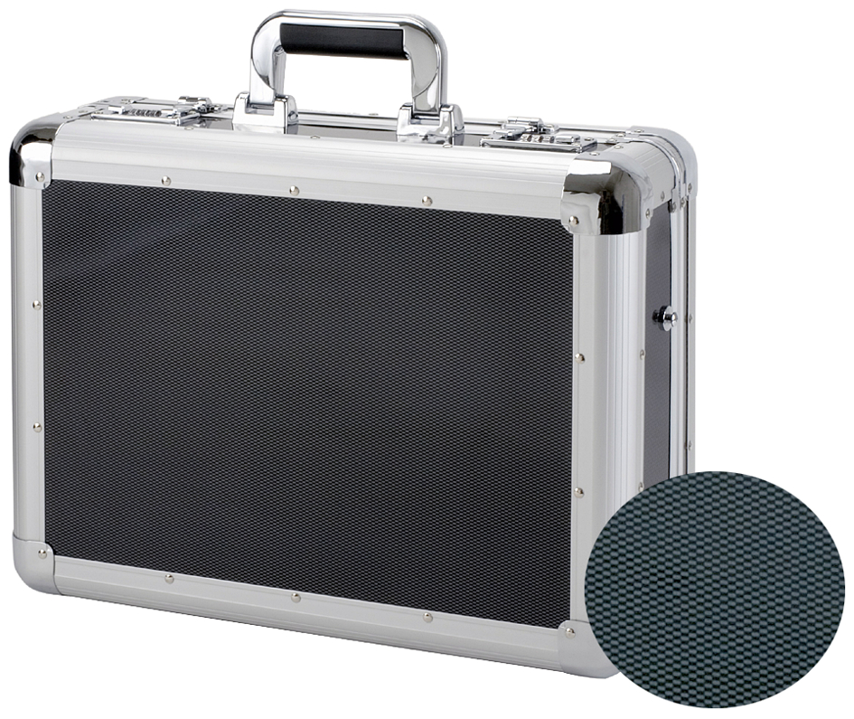 ALUMAXX Attaché-case pour ordinateur portable 'CARBON'