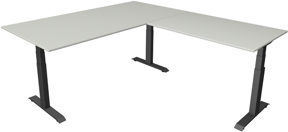 kerkmann Bureau réglable en hauteur Move 4 avec extension