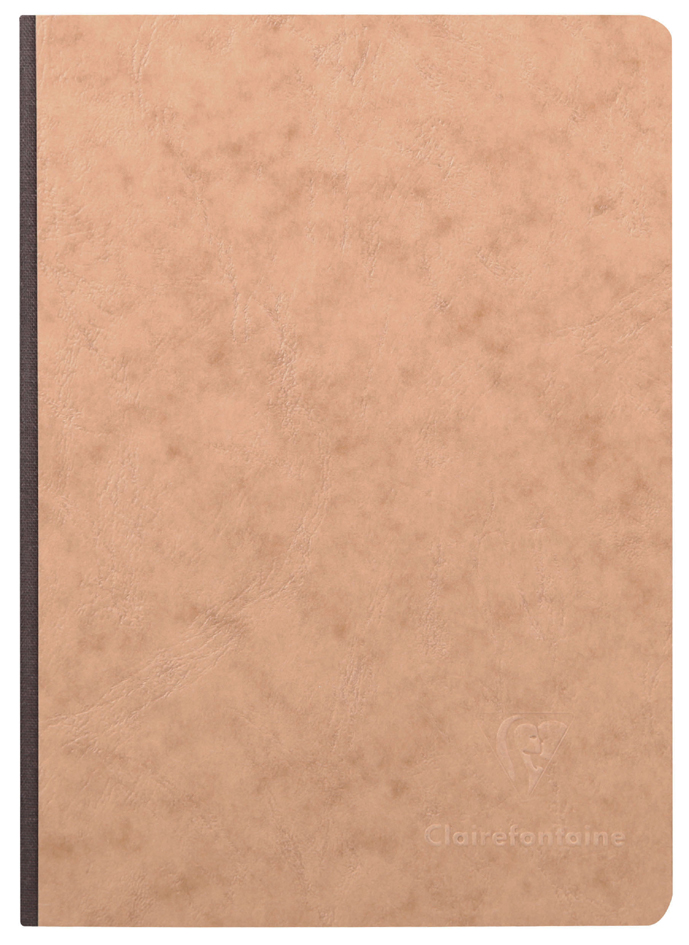 Clairefontaine Carnet broché AGE BAG, A5, uni, tabac