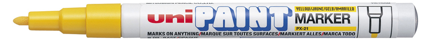 Marqueur permanent PAINT PX21, jaune
