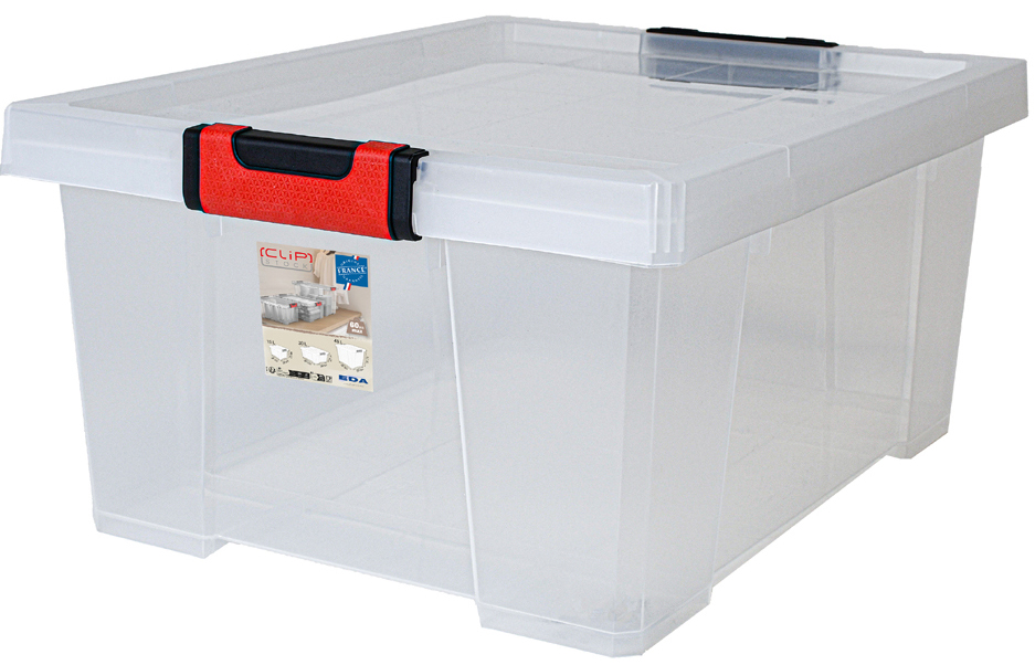 Visuel de référence : Boîte de rangement CLiPSTOCK, 30 litres