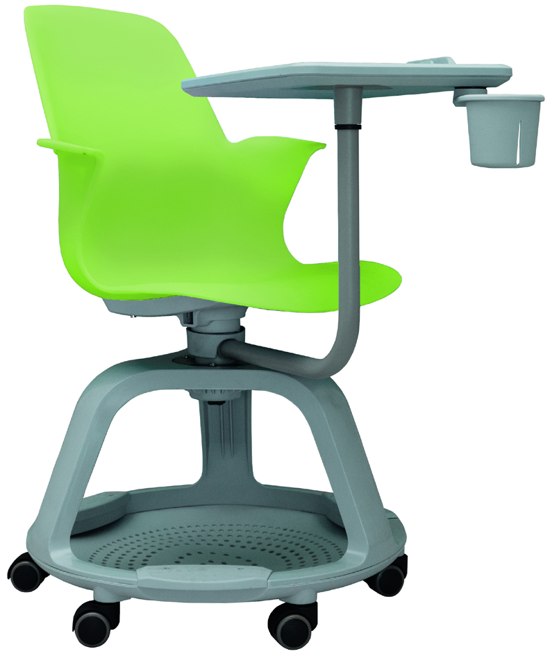Bi-Office Chaise de séminaire ACTIVE 360+R, bleu clair