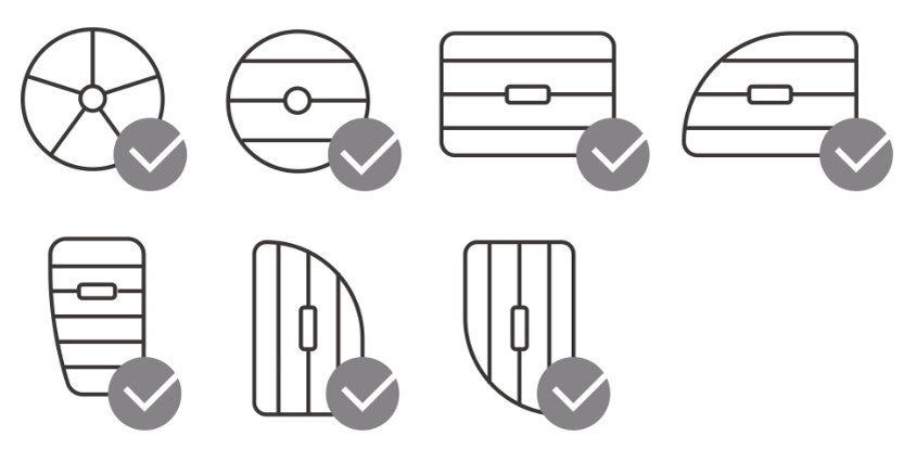 Adapté aux grilles d'aération