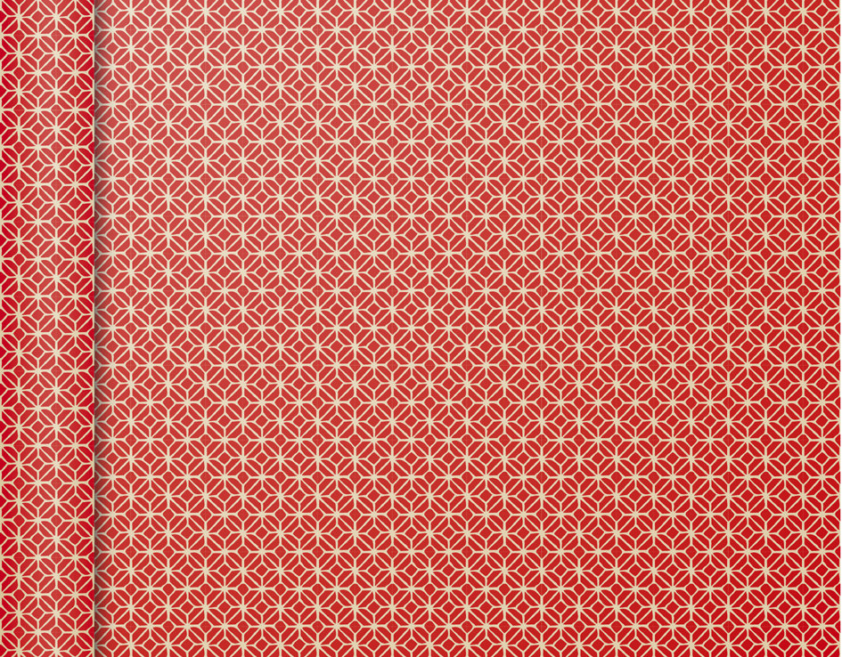 Clairefontaine Papier cadeau 'Tiny Rolls carrés rouges'