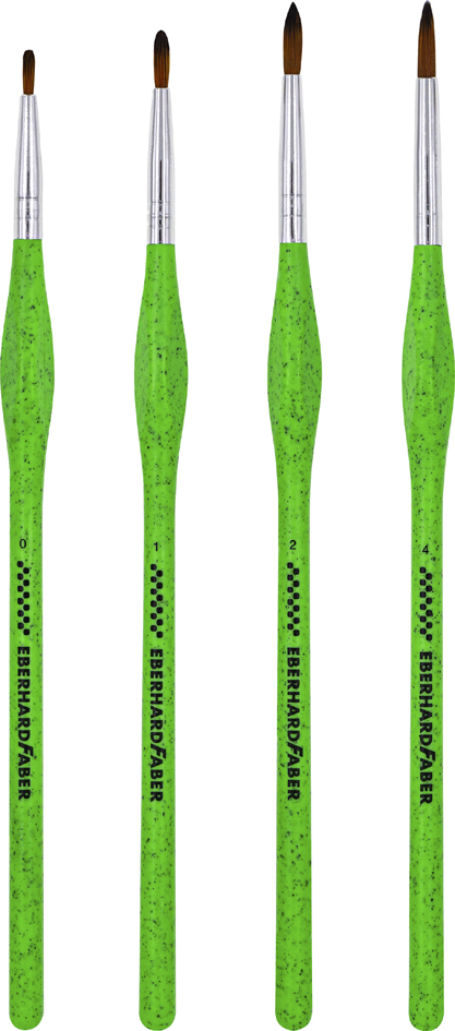 EBERHARD FABER Set de pinceaux synthétiques GREEN WINNER
