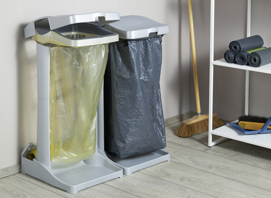 Supports mobile sac poubelle