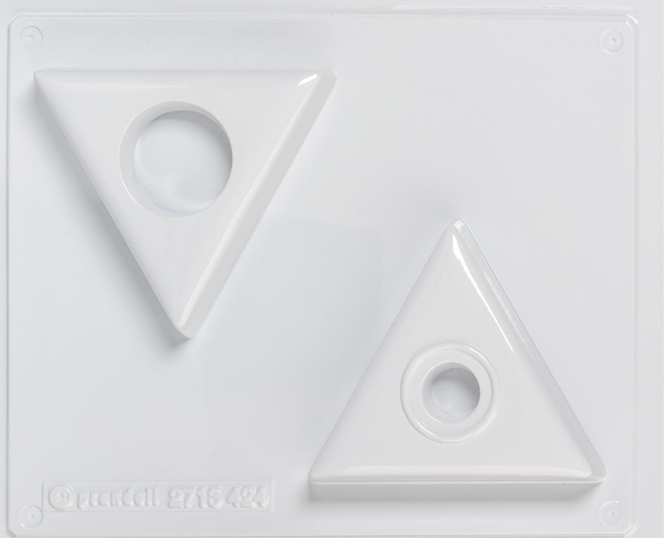 KNORR prandell Moule pour bougeoir, triangles