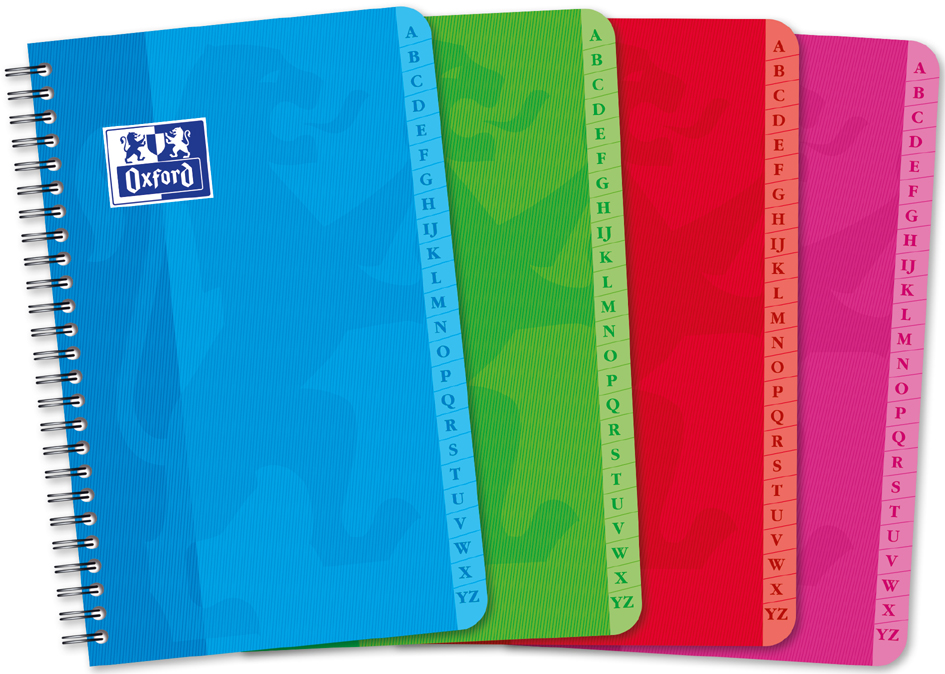Oxford Carnet répertoire, reliure intégrale, 90 x 140 mm