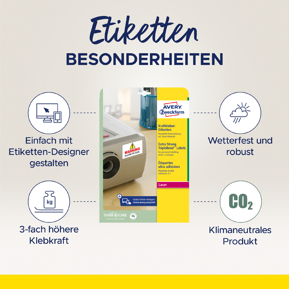 Kraftkleber-Etiketten