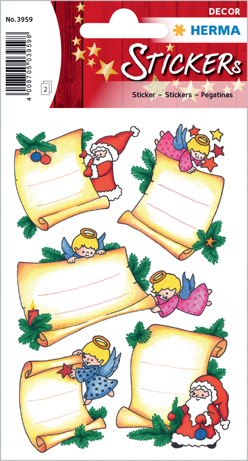 Stickers de Noel, messages