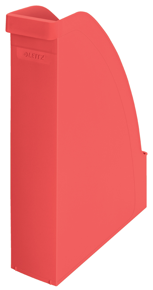 LEITZ Porte-revues Recycle, format A4, PS, rouge clair