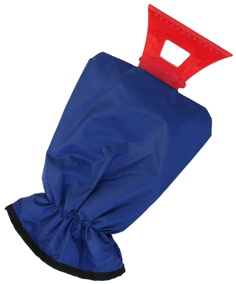 IWH Grattoir avec gant, bleu
